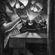 Christopher Nevinson, The Acetylene Welder, 1917, Lithograph. Source: Copyright David Cohen Fine Art/Mary Evans Picture Library.